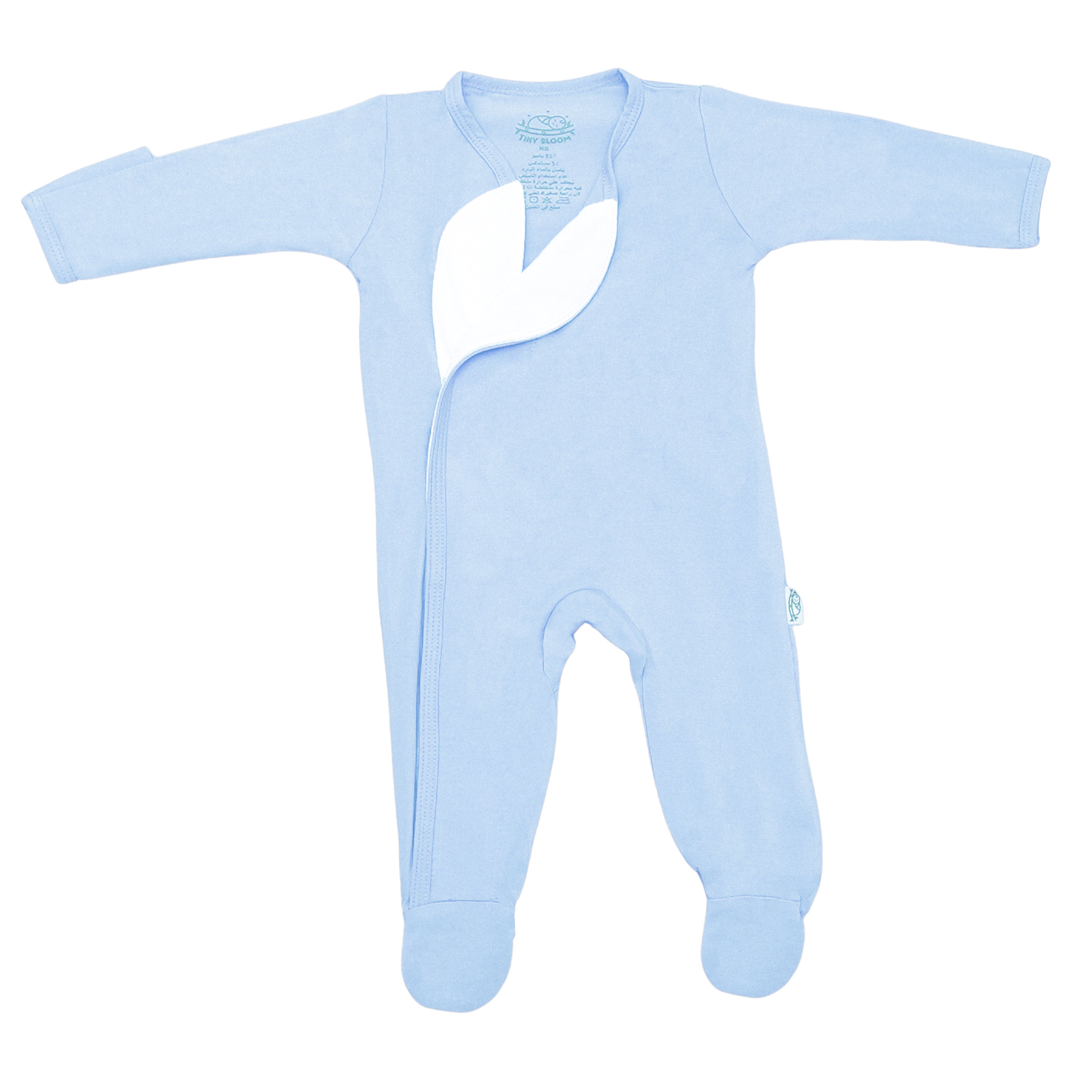 رومبر النوم باللون الأزرق السماوي